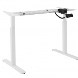 Cadru birou electric Sit-Stand, Blackmount ST1, ALB, Single Motor