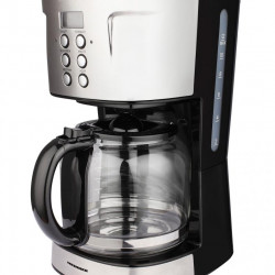 Cafetiera digitala HCM-D915BKS Heinner, 900 W, 1.5 L, timer, Negru/Inox