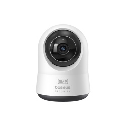 Camera supraveghere video Baseus P1 Pro, 3K, Detectie AI, 360° Pan&Tilt, Night Vision, 8x Zoom, Alb
