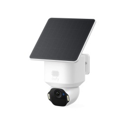 Camera supraveghere video eufy Security SoloCam E42, 4K UHD, AI Motion Detection, 360° PTZ, 8x Zoom, IP65, Alb