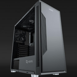 Carcasa AQIRYS Ulas, Mid-Tower, fara sursa, ATX, Black