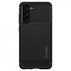 Carcasa Spigen Rugged Armor pentru Samsung Galaxy S21 FE - Negru Mat - Img 3