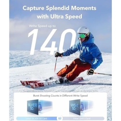 Card de Memorie Lexar SDXC Professional SILVER UHS-I/U3/4K R205/W140 (V30) 256GB - Img 2