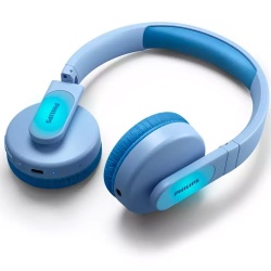 Casti audio over the ear Philips Kids, Lighting, Bluetooth, autonomie 28 ore, albastre - Img 2