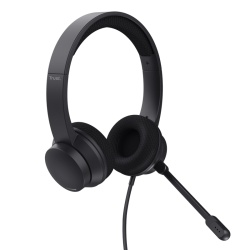 Casti Trust Ayda USB-ENC, negru - Img 1