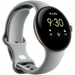 Ceas Smartwatch Google Pixel Watch, GPS, Champagne Gold Stainless Steel Case, Hazel Active band - Img 3