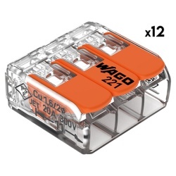 CLEME WAGO SLIM MYF 3X4MM2 SET 12 BUC - Img 1