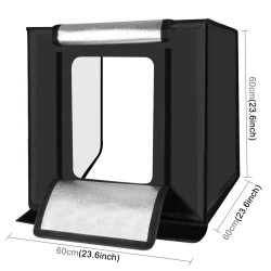 Cort de lumină 60 cm LED 3380 lumeni LED - Img 3
