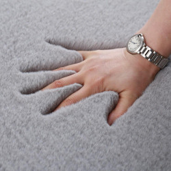 Covor shaggy soft blanita 50x90 cm - Img 3