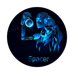 Covor Spacer pentru scaun, model cyborg - Img 2