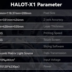 CREALITY HALOT-X1 COMBO RESIN 3D PRINTER - Img 4