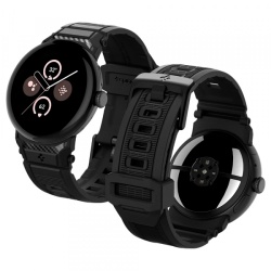 Curea Spigen Rugged pentru Google Pixel Watch 41mm Series, Neagra AMP07556