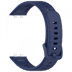 Curea Techsuit W082 pentru Huawei Band 11 / 11 Pro, Bleumarin