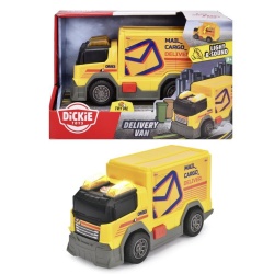 DICKIE TOYS CAMION DE LIVRARE CU LUMINI SI SUNETE 15CM