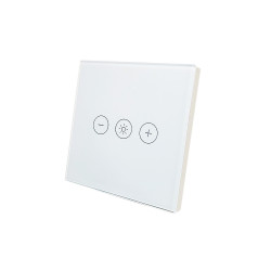 Dimmer SmartWise, compatibil cu aplicatia eWeLink, comutator tactil Wi-Fi (cu panou frontal din sticla alba) - Img 2