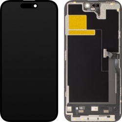 Display cu Touchscreen JK pentru Apple iPhone 14 Pro Max, cu Rama, Versiune LCD In-Cell IC Movable, Negru, Swap