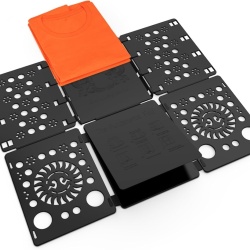 Dispozitiv de Împăturit Haine BoxLegend V1-Plus pentru Adulți și Copii, 3 Pași Simpli, Design Pliabil și Compact, Material PP Durabil, Culoare Negru - Img 7