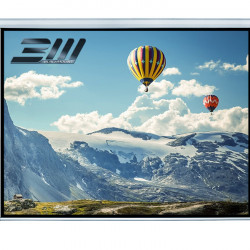 Ecran proiectie electric, perete/tavan, 200 x 150 cm, Blackmount, cu telecomanda, Format 4:3