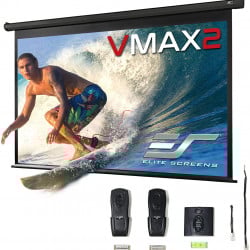 Ecran proiectie electric, perete/tavan, 299 x 168 cm, EliteScreens VMAX135UWH2, Format 16:9, Trigger 12V