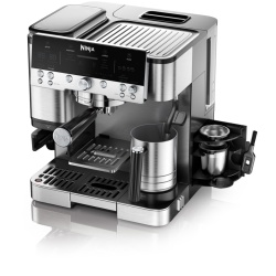 Espressor semi-automat 3in1 Ninja Luxe Café Premier ES601EU, 1650W, Cold Brew, rasnita incorporata cu 25 trepte de macinare, Barista Assist, cantar incorporat, recipient de spumare cu tel integrat, autocuratare a sistemului de spumare, inox - Img 10