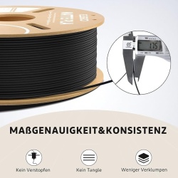 Filament PLA mat ELEGOO 1,75 mm bej 1 kg, filament PLA pentru imprimantă 3D - Img 2