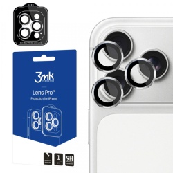 Folie de protectie Camera Spate 3MK Protection Pro pentru Apple iPhone 18 Pro / 18 Pro Max, Sticla Securizata, Argintie