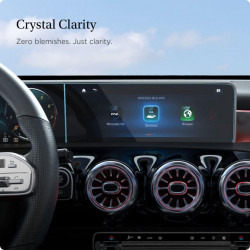 Folie protectie display cu aplicator pentru Mercedes A-CLASS 2020 / 2021, SPIGEN GLAS.TR ”EZ FIT” - Img 4
