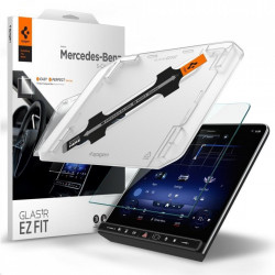 Folie protectie display cu aplicator pentru Mercedes S-CLASS 2021, SPIGEN GLAS.TR ”EZ FIT”