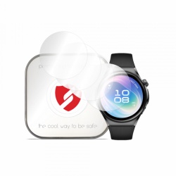 Folie Protectie Smart Protection Premium Classic pentru Huawei Watch 6 46mm, Plastic, Set 4 bucati
