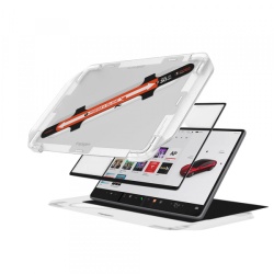 Folie Protectie Spigen GlastR EZ FIT Anti-Glare FC pentru Navigatie Tesla Y (2026 / 2025) / 3 (2026 / 2025 / 2024), Sticla Securizata AGL07152