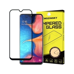 Folie Sticla Wozinsky Super Tough pentru Samsung Galaxy A20e, Full Screen, Full Glue, Negru