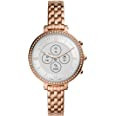 Fossil Monroe Hybrid Smartwatch HR pentru femei cu afisaj de citire permanent, ritm cardiac, urmarire a activitatii, notificari pe smartphone, previzualizari ale mesajelor