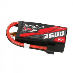 Gens ace 3600mAh 11.4V 3S1P 60C Baterie Lipo de inalta tensiune cu mufa XT60/T - Img 2