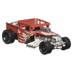 HOT WHEELS MASINUTA METALICA CU SISTEM PULL BACK BONE SHAKER MUSCLE MANIA SCARA 1 LA 43 - Img 2