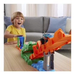 HOT WHEELS MONSTER TRUCK SET DE JOACA PROVOCAREA CROCODILULUI CU MASINUTA MEGA WREX - Img 3
