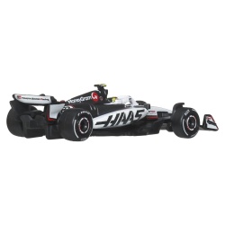 HOT WHEELS PREMIUM REAL RIDERS FORMULA 1 2024 MASINUTA METALICA MONEYGRAM HAAS F1 TEAM SCARA 1 LA 64 - Img 3