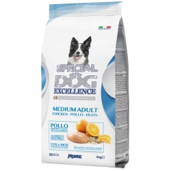 Hrana uscata pentru caini Monge Special Dog Excellence, Medium, 3 Kg
