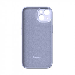 Husa Baseus Liquid Silicagel pentru iPhone 14 Plus (lavanda)+ sticla securizata + kit de curatare - Img 2