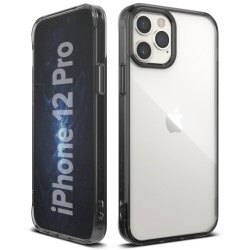 Husa compatibila cu iPhone 12 / 12 Pro Ringke Fusion PC Gri