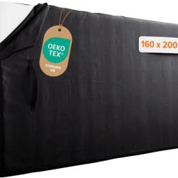 Husă de Protecție și Transport pentru saltea pat 160x200 cm Dreamway, Sac Impermeabil cu Fermoar și 8 Mânere, 100% Poliester Reutilizabil, Certificare Oeko-Tex