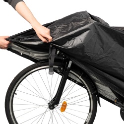 Husă impermeabilă pentru bicicletă mărimea L - neagră - Img 4