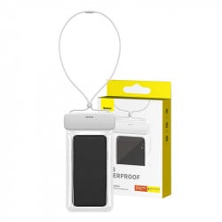 Husa impermeabila pentru telefon Baseus AquaGlide (alba)