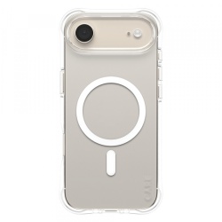 Husa MagSafe pentru Apple iPhone 17 Air, PanzerGlass, Care Fashionable, Transparenta Alba