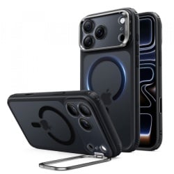 Husa MagSafe pentru Apple iPhone 18 Pro / 17 Pro, ESR, Classic Hybrid Kickstand, Neagra Satinata