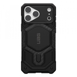 Husa MagSafe pentru Apple iPhone 18 Pro / 17 Pro, Urban Armor Gear, Monarch Pro Carbon, Neagra