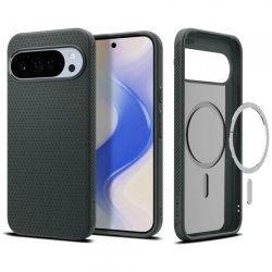 Husa MagSafe pentru Google Pixel 10 Pro XL, Spigen, Liquid Air, Verde