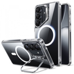 Husa MagSafe pentru Samsung Galaxy S26, ESR, Classic Hybrid Kickstand, Transparenta