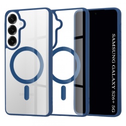 Husa MagSafe pentru Samsung Galaxy S26 Plus, Techsuit, Pro, Albastra