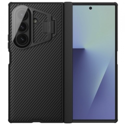 Husa MagSafe pentru Samsung Galaxy Z Fold7 F966, Nillkin, CamShield Pro with Transparent Lens Cover, Neagra