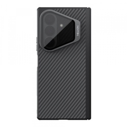 Husa MagSafe pentru Samsung Galaxy Z Fold8 Ultra F976, Nillkin, CarboProp with Transparent Black Lens Cover, Neagra